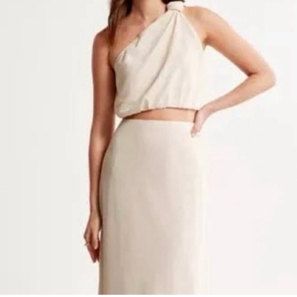 Abercrombie and Fitch one-shoulder crop top